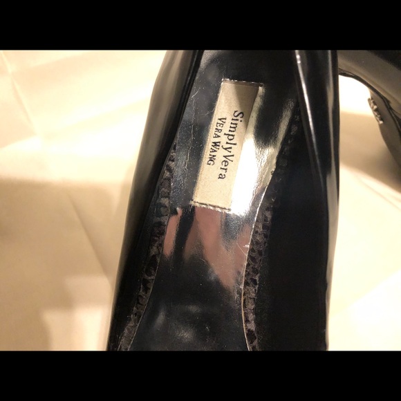 SimplyVera VERA WANG Black Stiletto heels - Picture 4 of 7